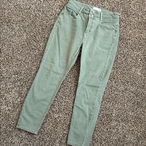 LOFT Olive Green Denim Pants